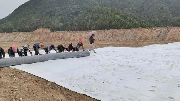 The benefits of laying bentonite waterproof blankets on the bottom of the river